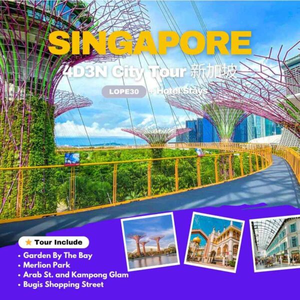4D3N Singapore Local Tour | Experience City Tour with Hotel (LOPE30)