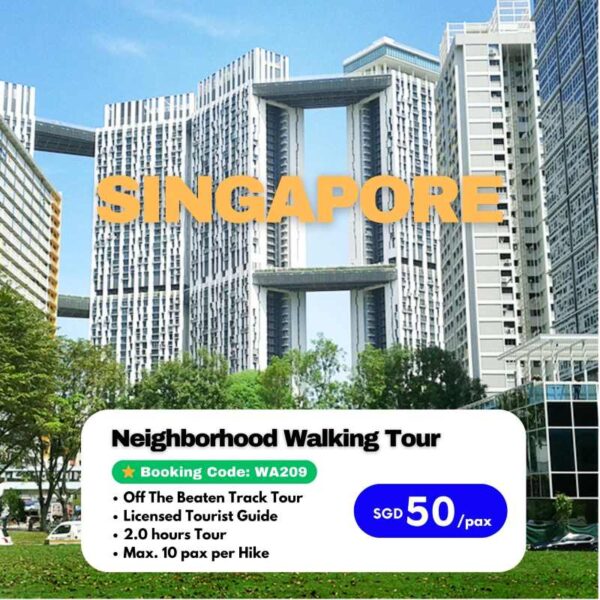 Singapore | Neighborhood Walking Tour with Local Guide (WA209)